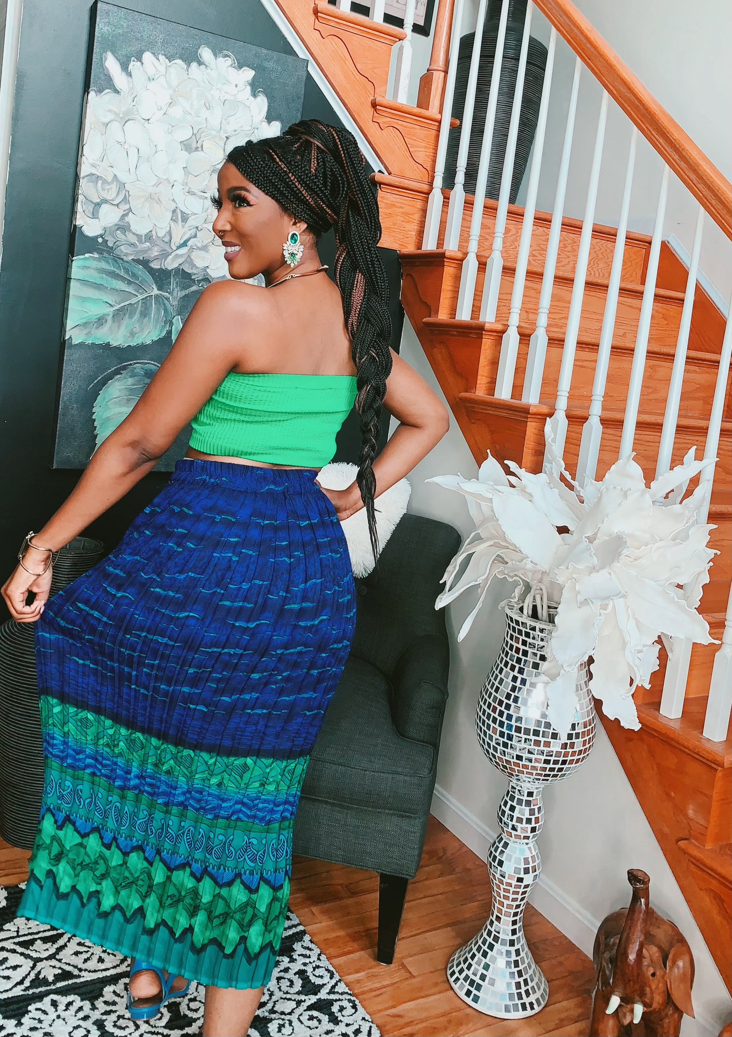 Take Me To The Tropics Maxi Skirt