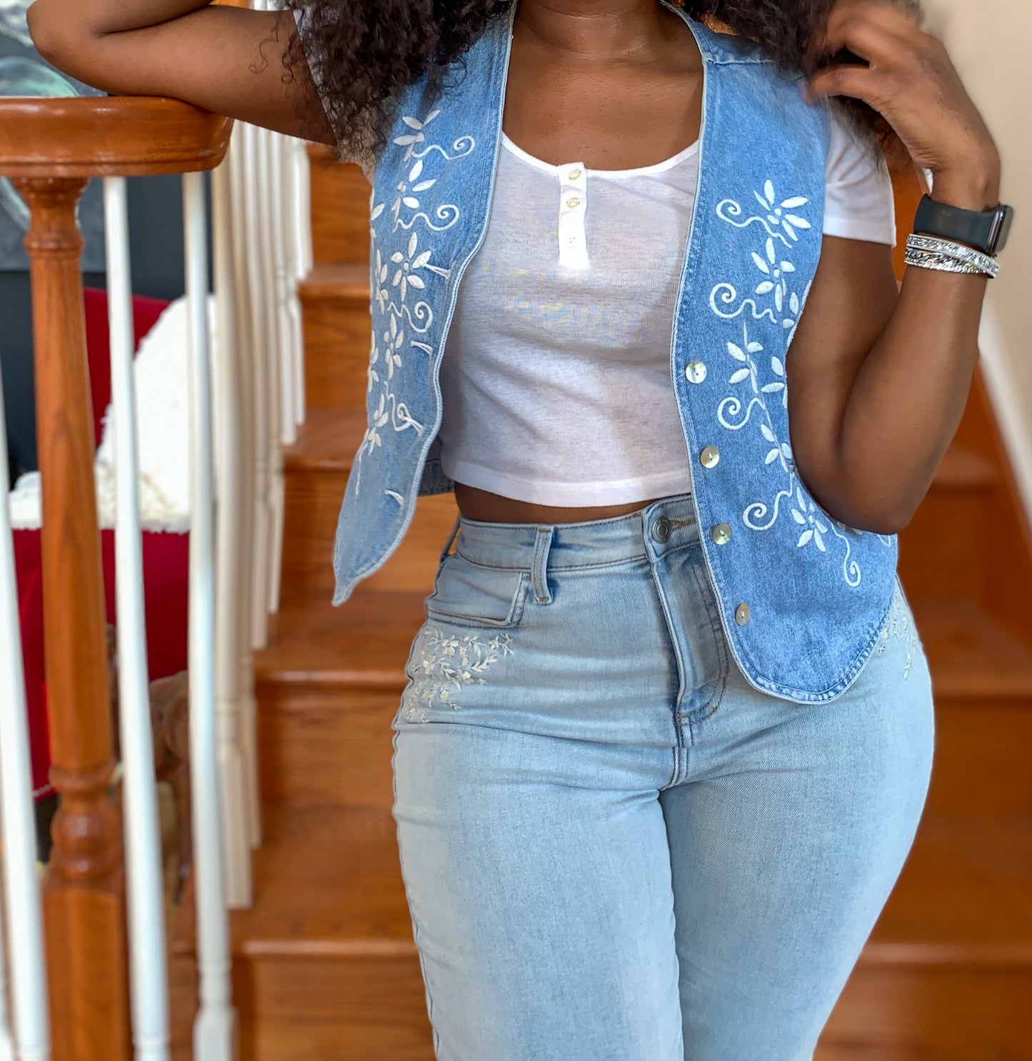 Boho Hipster Embroidered Vest