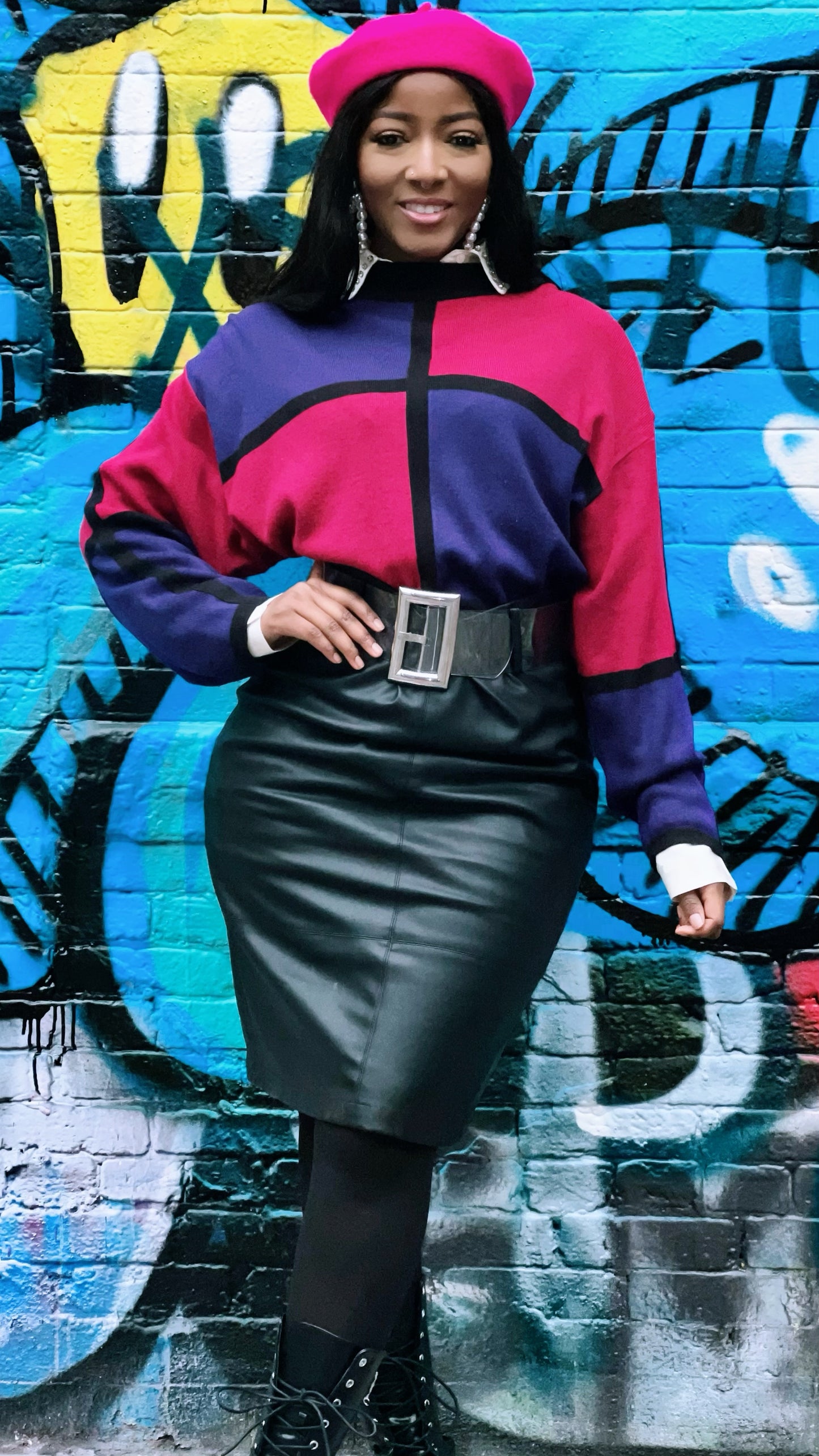 Color Block Sweater