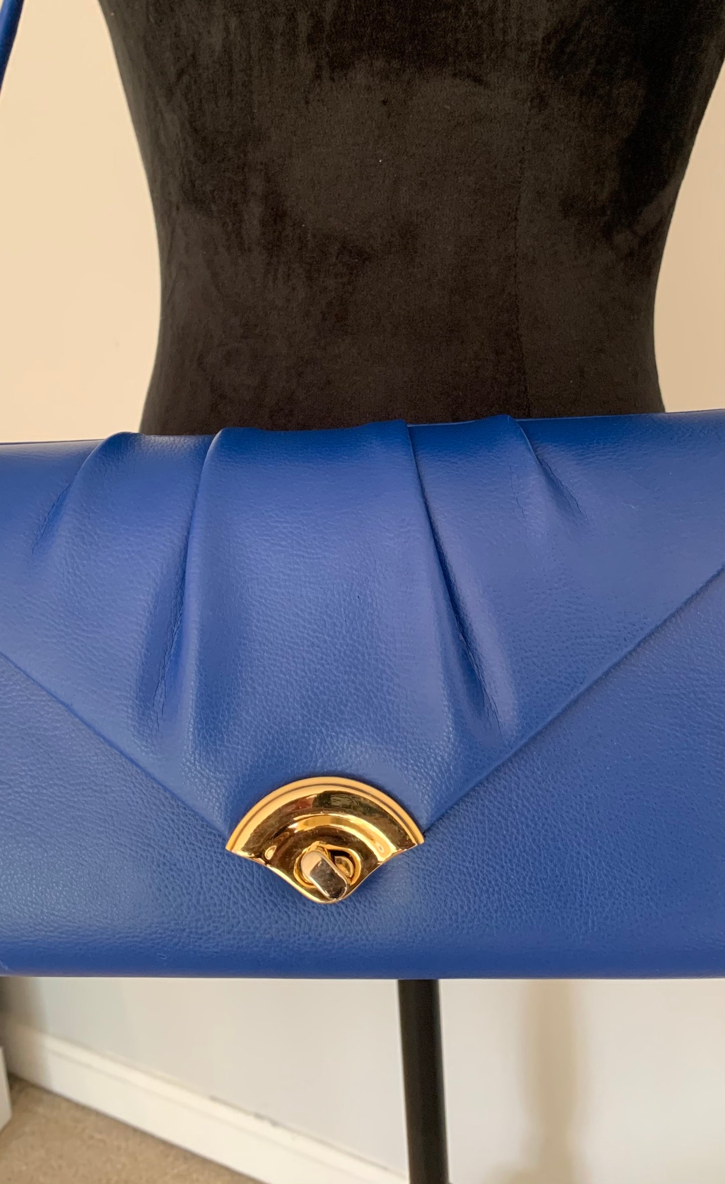Classy Blue Strapped Purse